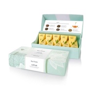 Tea Forte 10pcs Pyramid Type Silk Bag-Meditation Lotus Language