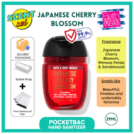 Japanese Cherry Blossom BBW Bath &amp; Body Works PocketBac Spray Cleansing Hand Gel Hand Sanitizer Original 100% Authentic