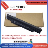 Dell Battery Latitude 3340 3350 E3340 E3350 series / V131 generation 2 series YFDF9 Bateri komputer 