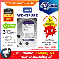 WD WD43PURZ HDD for CCTV 4TB SATA 6Gb/s By Vnix Group