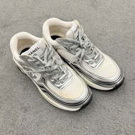 99新 chanel香奈兒 23c早春 銀角大王運動鞋