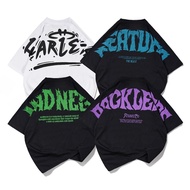 Summer Fashion Baju T-Shirt Oversized Distro FENNEL RECKLESS Motif Printing T-Shirt S-5XL