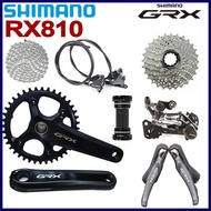 SHIMANO GRX RX810 RX812 Groupset 170 172.5mm 40 42T Crankset Shifter Derailleur Cassette 1X11s Road Bike Disc Brake Suit