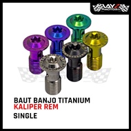 KENDMOTO TITANIUM BANJO BOLT