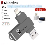 Kingston 2-in-1 Otg  2TB USB for iPhone11/12/13/14/X storage  1TB 512GB  3-in-1 TypeC