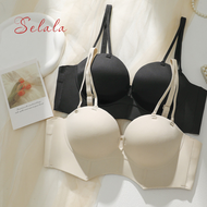 Áo Cúp Ngực Selala Chất Su Thoáng Mát Độn Bản To 3cm Thiết Kế 2 Bản Dây Chống Tụt AC22