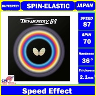 BUTTERFLY TENERGY 64 Table Tennis Rubber Made In Japan 100% ORIGINAL Ping Pong Getah Spin