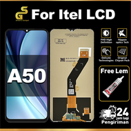 LCD Itel A50 Original 100% lcd touchscreen free lem fullset asli Ori layar hp FHD Digitizer Resolusi