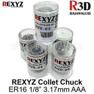 Up Rexyz Collet ER 16 For Cnc Er16 Collet Chuck Cutting Tool Holder 1/ 8" 3.17Mm Milling