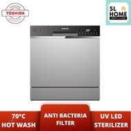 Toshiba Portable Table Top Dishwasher 8 Place Setting DW-08T1