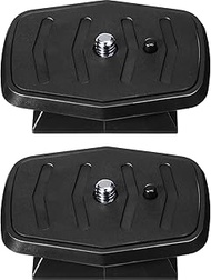 Weewooday 2 Pieces 35 mm Tripod Quick Release Plate Tripod Adapter Mount Camera Adapter Plate Parts