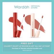 (Gift Not For Sale) Wardah Last All Day Lip Paint random shade