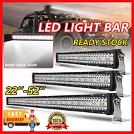 Car LED Light Bar 22inch 32inch 42inch 52inch Brightness LED Work Light Bar 4X4  Spot Flood Combo Of
