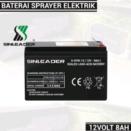 Aki sprayer elektrik 12v 8Ah / Aki tangki elektrik - Baterai Pompa sprayer elektrik