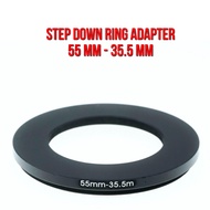 BAMI Step Down StepDown 55 mm - 35.5 mm Filter Stepping AdapterRing 55mm - 35.5mm Camera Lens Access