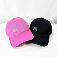 GANNI 2023 Summer New Style Letter Embroidered All-Match Pure Cotton Baseball Cap Cap One Piece