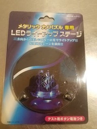 模型display LED藍光燈+座 全新