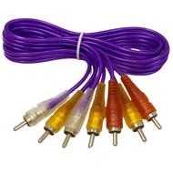 RCA CABLE 3-3, RCA AV AUDIO VIDEO 3.5 MM METER RCA TO RCA CABLE 3