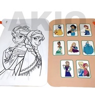 Buku Mewarnai Anak Paud TK SD 2 3 4 5 Tahun FROZEN SOFIA PRINCESS Murah
