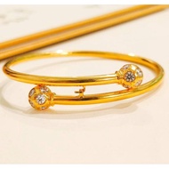 Gelang emas asli kadar 875 model tinju