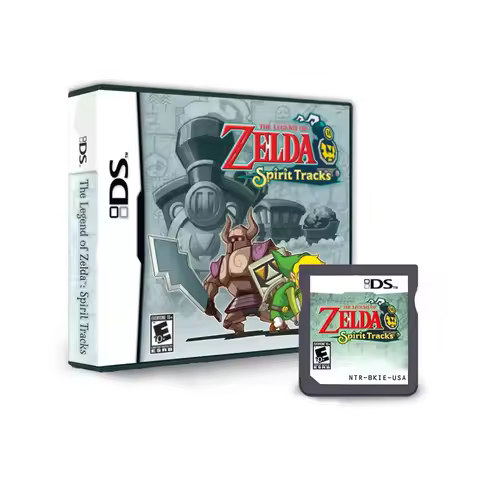 Boxed NDS Game Card Legend of Zelda Phantom Hourglass/Spirit Tracks USA Version (R4 Version) No manu