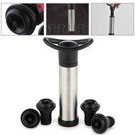 [YAFEX] Wine Saver Pump With 4 x Vacuum Bottle Stoppers Stainless Steel New Good Quality