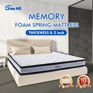 Dreame 8.2inch Memory Foam Spring Mattress spine mattress back care matress foam bed With mattress c