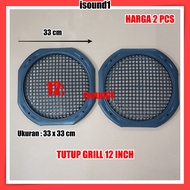TUTUP GRILL SPEAKER 12 INCH 12INCH RAM BOX 12 IN 12IN PIGURA 2 PCS