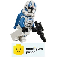 sw1093 Lego Star Wars The Clone Wars 75280 - Clone Jet Trooper 501st Legion (Phase 2) Minifigure w B