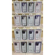 FOR IPHONE COMPATIBLE 16/16 PLUS/16 PRO/16 PRO PLUS Transparent Hard Acrylic Colour Casing