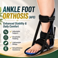 Foot Drop Brace Adjustable Ankle Orthosis AFO Support Splint Rehabilitation