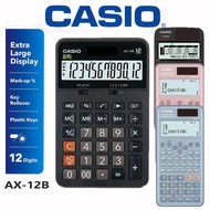 CASIO Calculator MX-12B (BLACK)/AX-12B/FX-991EX/FX-570 EX/FX-991ES Plus/FX-570 ES Plus Pink Blue