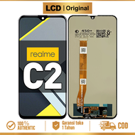 LCD Realme C2 Original Fullset Touchscreen Glass Touch Screen Digitizer ori asli