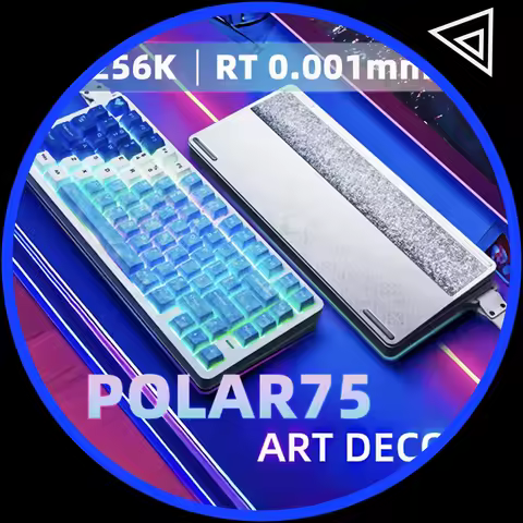 IYX Polar75 Magnetic Switch Mechanical Keyboard Wired Keyboard 8000Hz 0.001mmRT Gaming Keyboard PC A