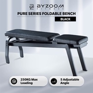 BYZOOM FITNESS Classic Series Foldable Bench (BLACK)