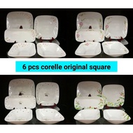 🔥ORIGINAL🔥6 PCS CORELLE SQUARE ORIGINAL