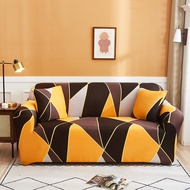 Sheleep 1/2/3/4 Seater Sofa Cover For Regular/L Shape Elastic Sofa Cover Free Pillowcase