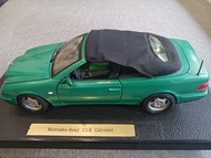 1／18 Benz Clk 320 原廠合金 雙門敞篷轎跑車模型車