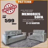 Nordic Memories Modern Sofa Murah Furniture 2 Seater 3 Seater Sofa Living