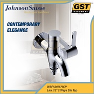 Johnson Suisse Lira 1/2" 2 Ways Bib Tap Bathroom 2 Way Tap Water Tap