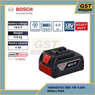 Bosch Battery GBA 18V 4.0Ah Battery Pack Only Heavy Duty Drill Bosch Cordless Drill Codless Battery 