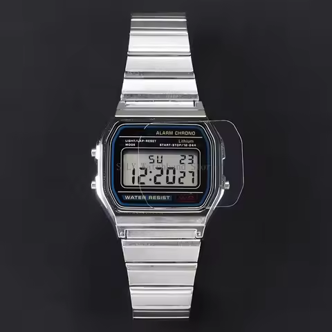 2/4/6PCS for DW5600 DW5610 GA2100 F91W AE1200 A158WA-1 W-218H W800H HD Watch Screen Protector Film A