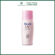 Sữa Chống Nắng Bioré Dưỡng Da Sáng Hồng UV Bright Face Milk SPF50+ PA+++ 30ml
