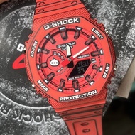 GA-2100NN-1A red  sports watch MANGGA GLITCH JOKER watch Unisex Fashion resin watch strap w156