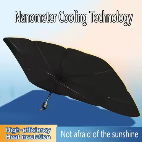 Car Foldable Windshield Sun Shade Umbrella Car Sun Shade Front Window Cover for UV Ray Block & Sun H