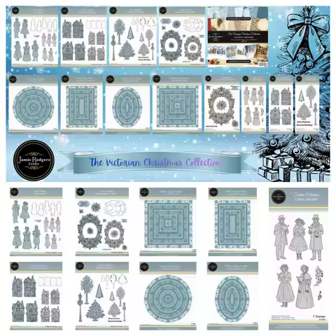 Steampunk Cog Christmas Elements Metal Cutting Dies Stencil for Scrapbooking Holly DL Frames Die Emb