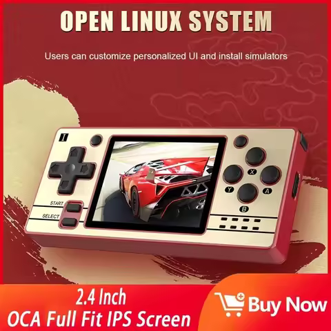 Handheld Game Console | Scratch-Resistant Q20 Mini Open Source System | Retro Gaming Device With Bui