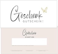 40 Magical Blank Vouchers to Fill Yourself for Nail Studio, Hairdresser, Cosmetics, Massage, Wellnes