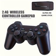 New 4K Video Game Stick with 20,000 Games, 64GB Storage, 2 Wireless Controllers, Original Portable C
