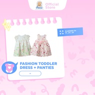 Pureen Toddler Fashion Girl Dress + Panties